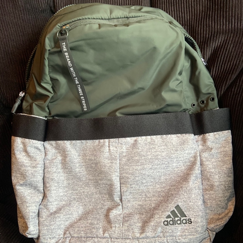 Adidas VFA green & gray backpack